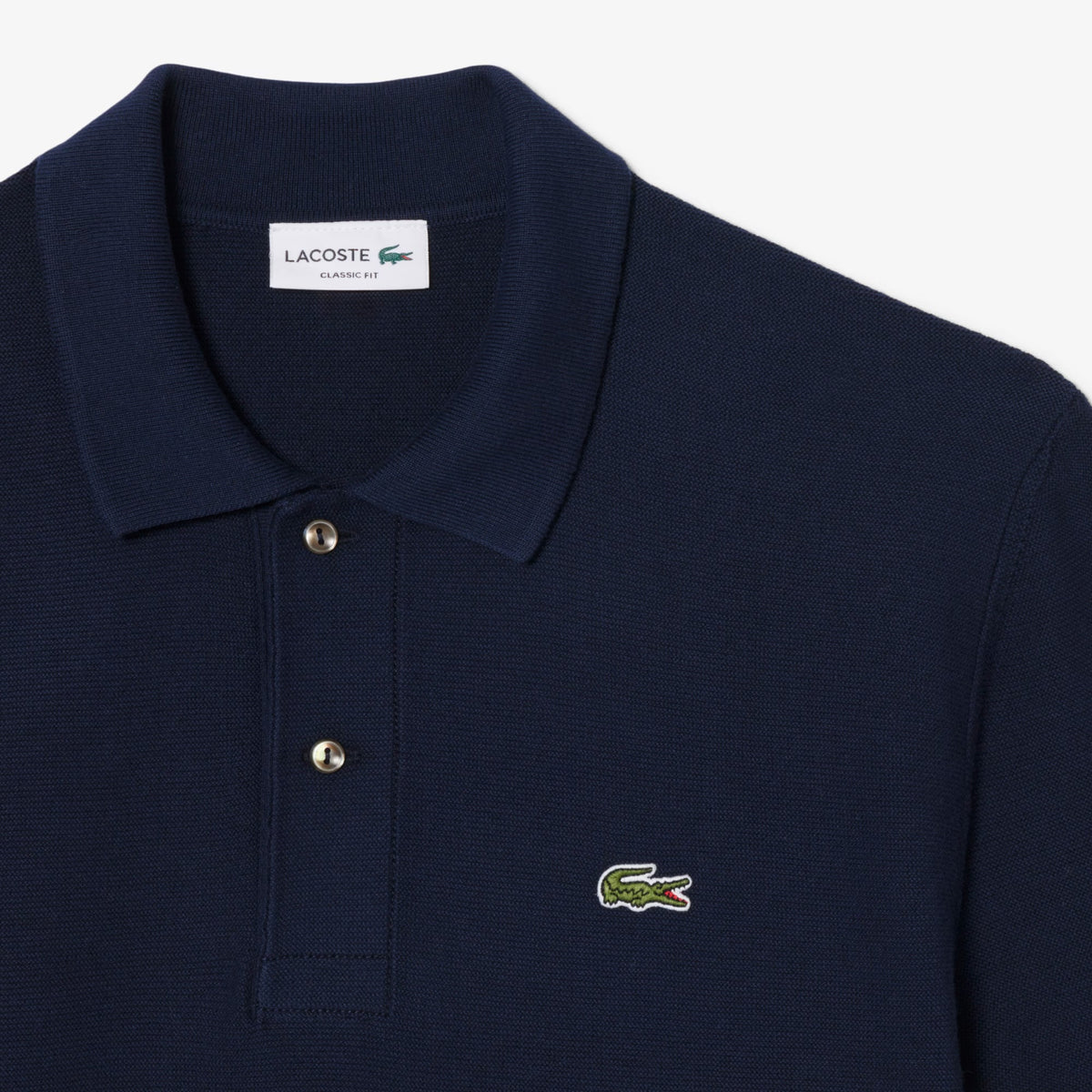Lacoste Navy Knitted Polo AH1043 166
