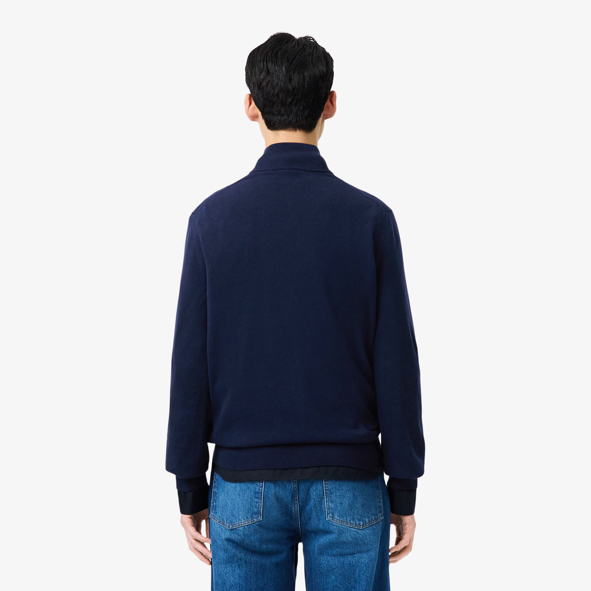 Lacoste Navy Zip Knit AH1980 166