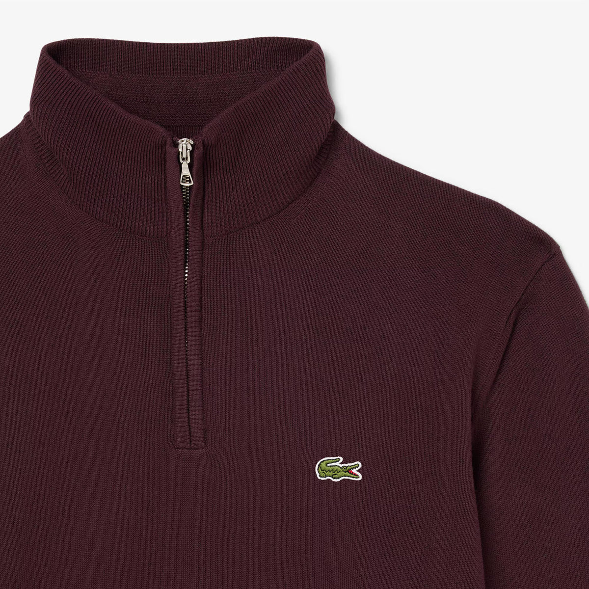 Lacoste Burgundy Zip Knit AH1980 3KE