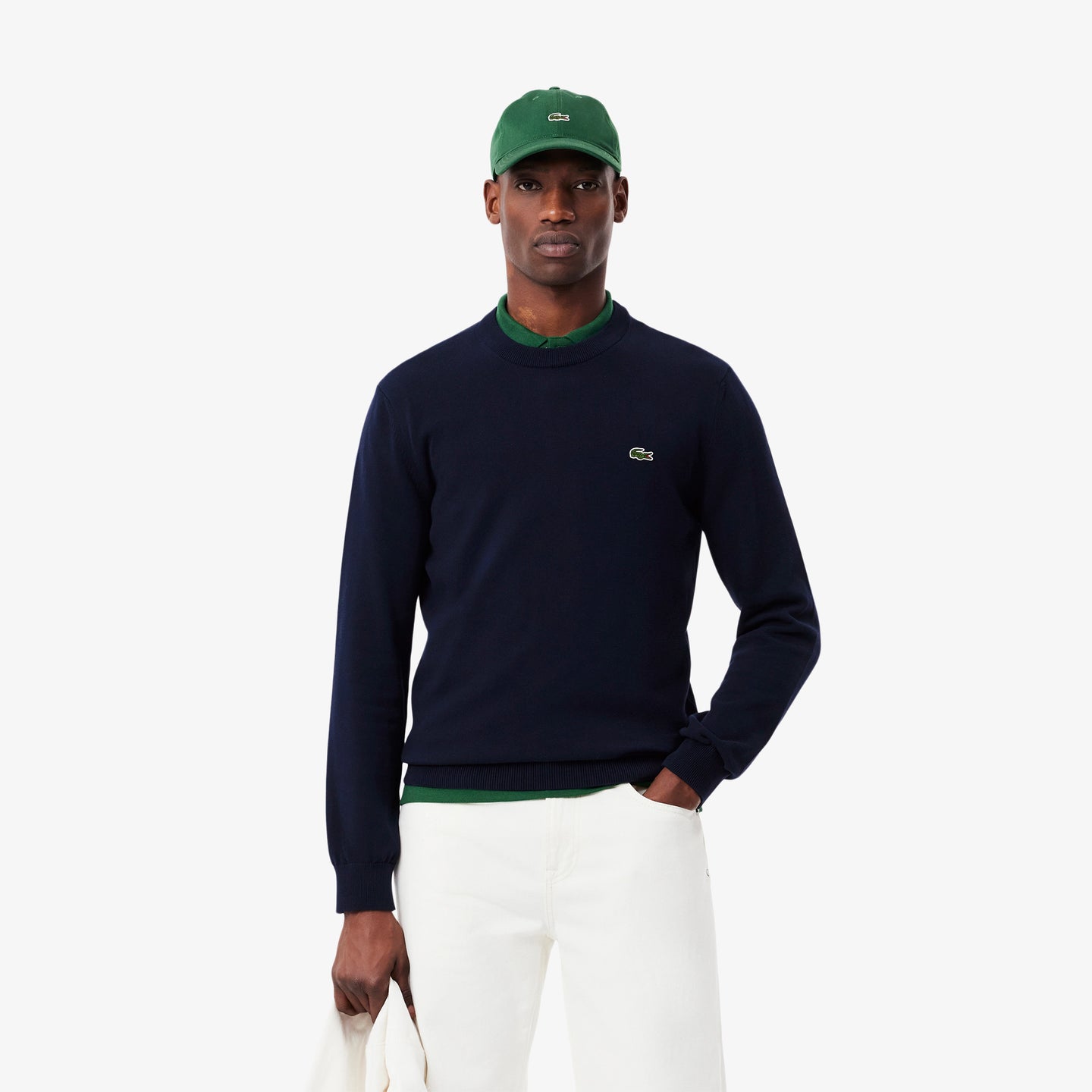 Lacoste Knit in Navy AH1985 166