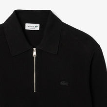 Load image into Gallery viewer, Lacoste Black Zip Knit ah5187 031