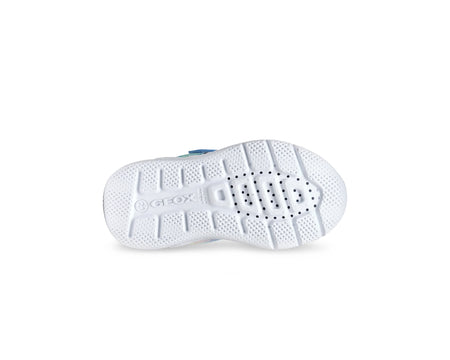 Geox Girls Shoe in Sky Blue Multi B454TD