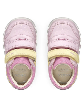 Geox Girls Shoe Pink Yellow B5558A
