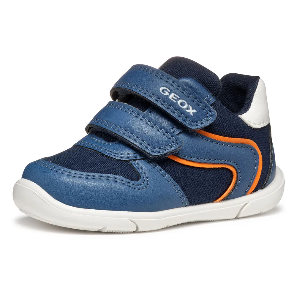 Geox Boys Shoe Blue Orange B556CA