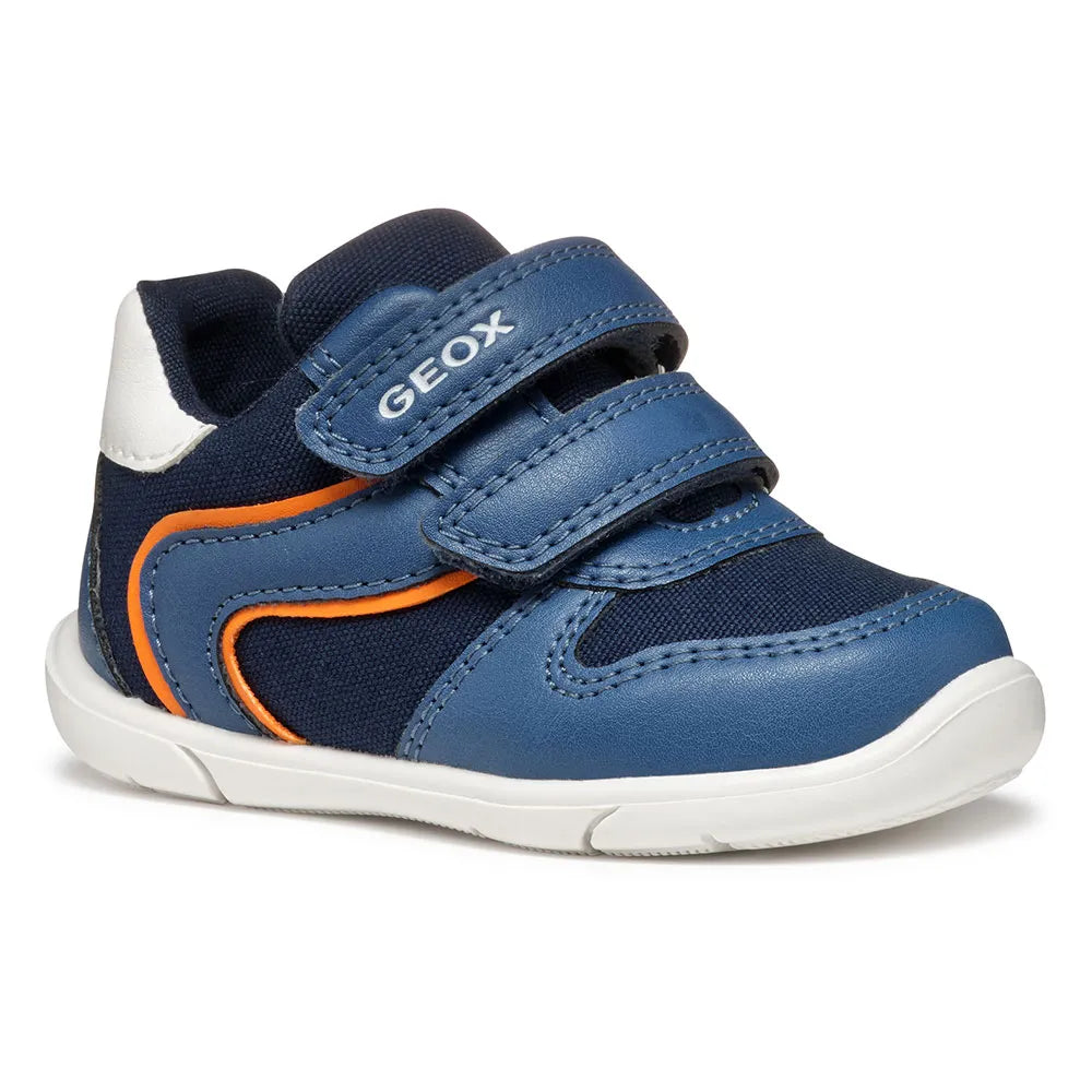 Geox Boys Shoe Blue Orange B556CA