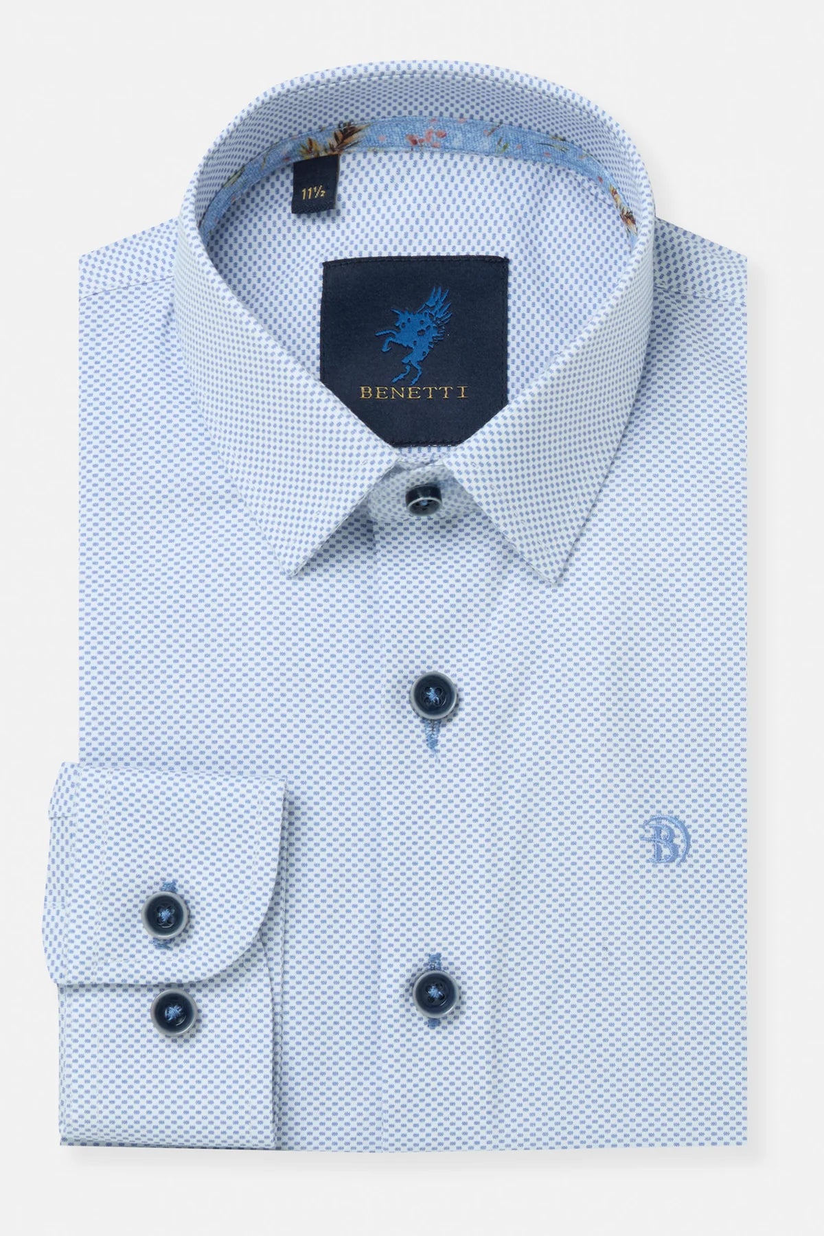 Benetti Blue Boys Shirt Ronaldo