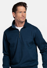 Load image into Gallery viewer, Baileys Navy Blue Zip Sweat 613165 69