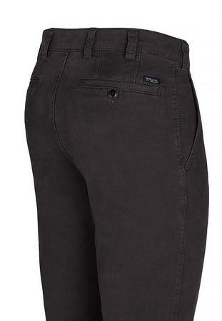 Bruhl | Regular Fit Cotton Chinos in Grey | 185180 760