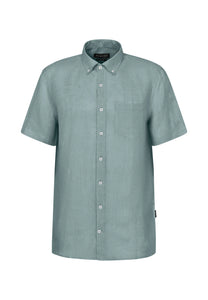 Bugatti Green Linen Shirt 9450 78900C 550