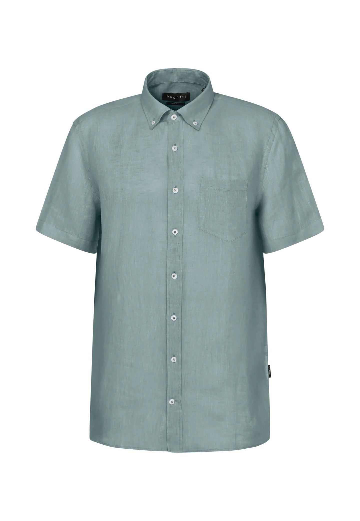 Bugatti Green Linen Shirt 9450 78900C 550