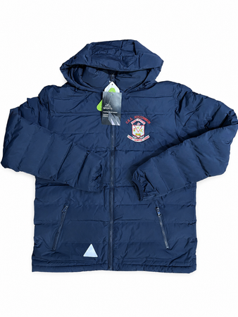 CBS Roscommon Hooded Puffa Jacket Navy