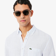 Load image into Gallery viewer, Lacoste Striped Linen Shirt CH6985 29I
