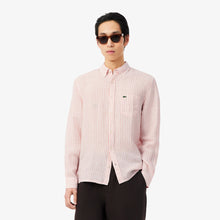 Load image into Gallery viewer, Lacoste Striped Linen Shirt CH6985 TIM