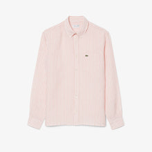 Load image into Gallery viewer, Lacoste Striped Linen Shirt CH6985 TIM