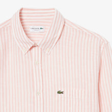 Load image into Gallery viewer, Lacoste Striped Linen Shirt CH6985 TIM