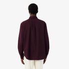 Lacoste Burgundy Flannel Shirt CH8724 3KE