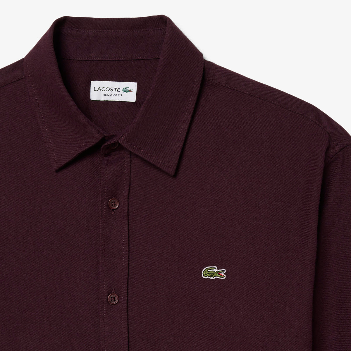 Lacoste Burgundy Flannel Shirt CH8724 3KE