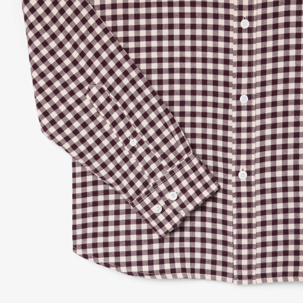 Lacoste Burgundy Check Shirt CH8728 DCME