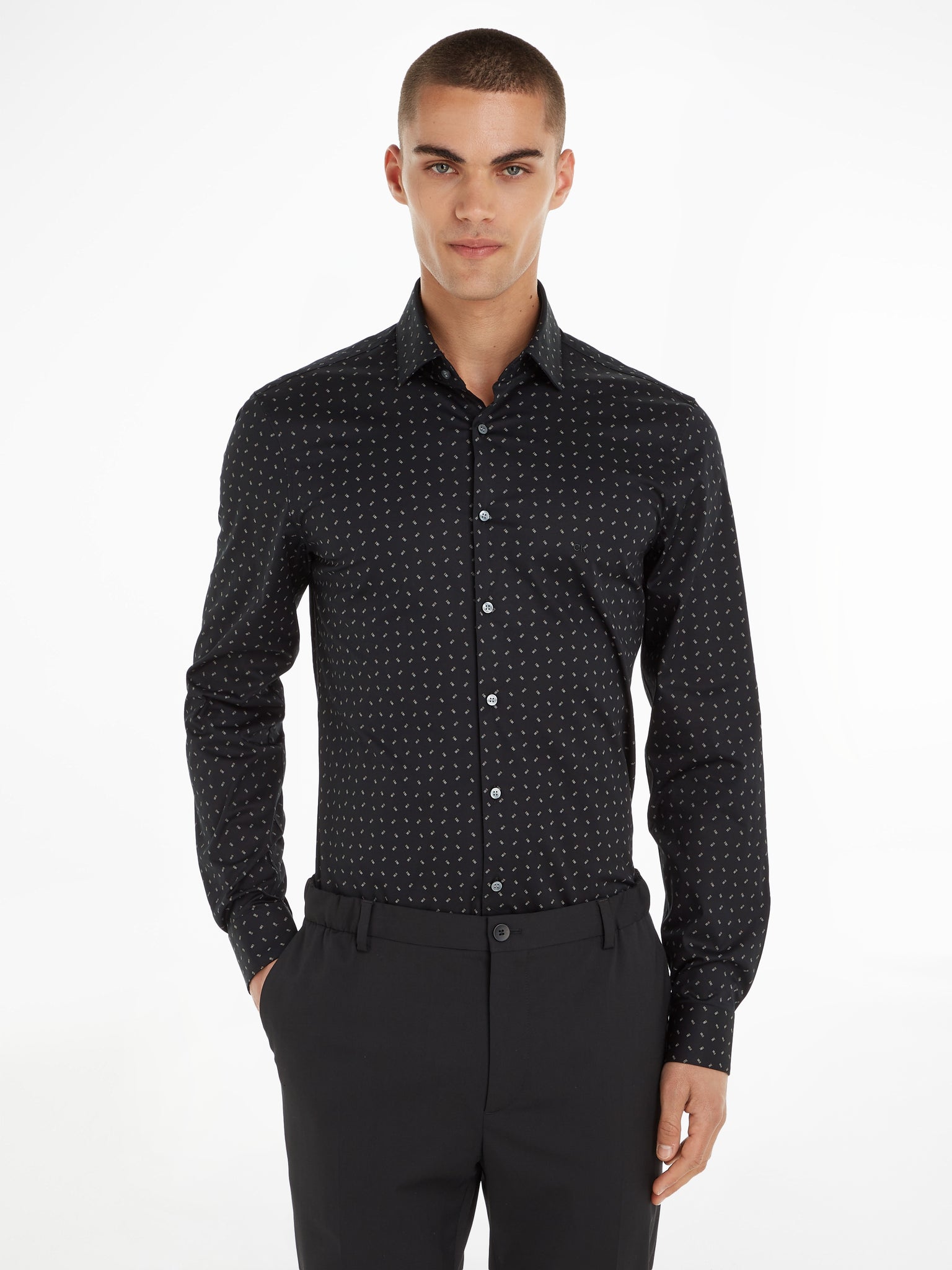 Calvin klein discount polka dot shirt