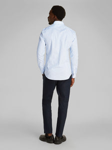 Calvin Klein | Floral Print Slim Fit Shirt in Blue & White | k10k114314 ck2