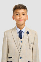 Cavani Caridi Beige 3 Piece Boys Suit