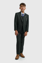 Cavani Caridi Olive Green 3 Piece Boys Suit
