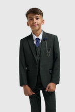 Load image into Gallery viewer, Cavani Caridi Olive Green 3 Piece Boys Suit