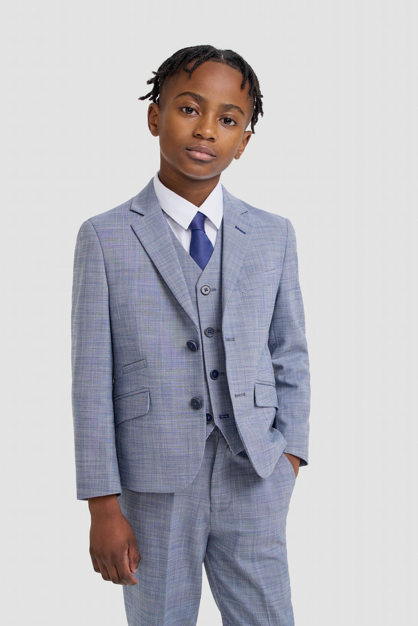 Cavani Boys Blue Suit Camden