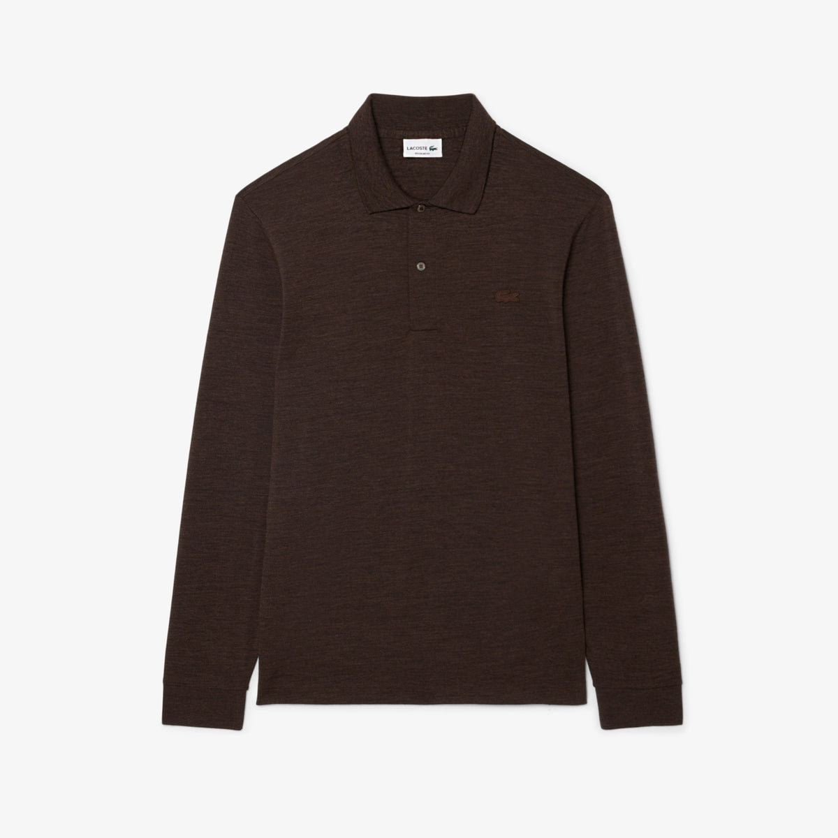 Lacoste Brown Long Sleeve Polo DH0215 RV2
