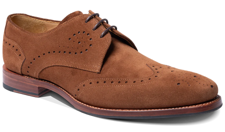 Barker George Tan Suede