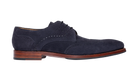 Barker George Navy Suede