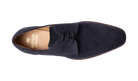 Barker George Navy Suede