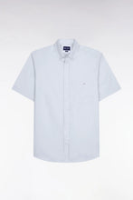 Load image into Gallery viewer, Eden Park Sky Blue Short Sleeve Shirt e26checc0002 blc25