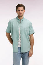 Load image into Gallery viewer, Eden Park Sea Green Short Sleeve Shirt e26checc0002 vem39