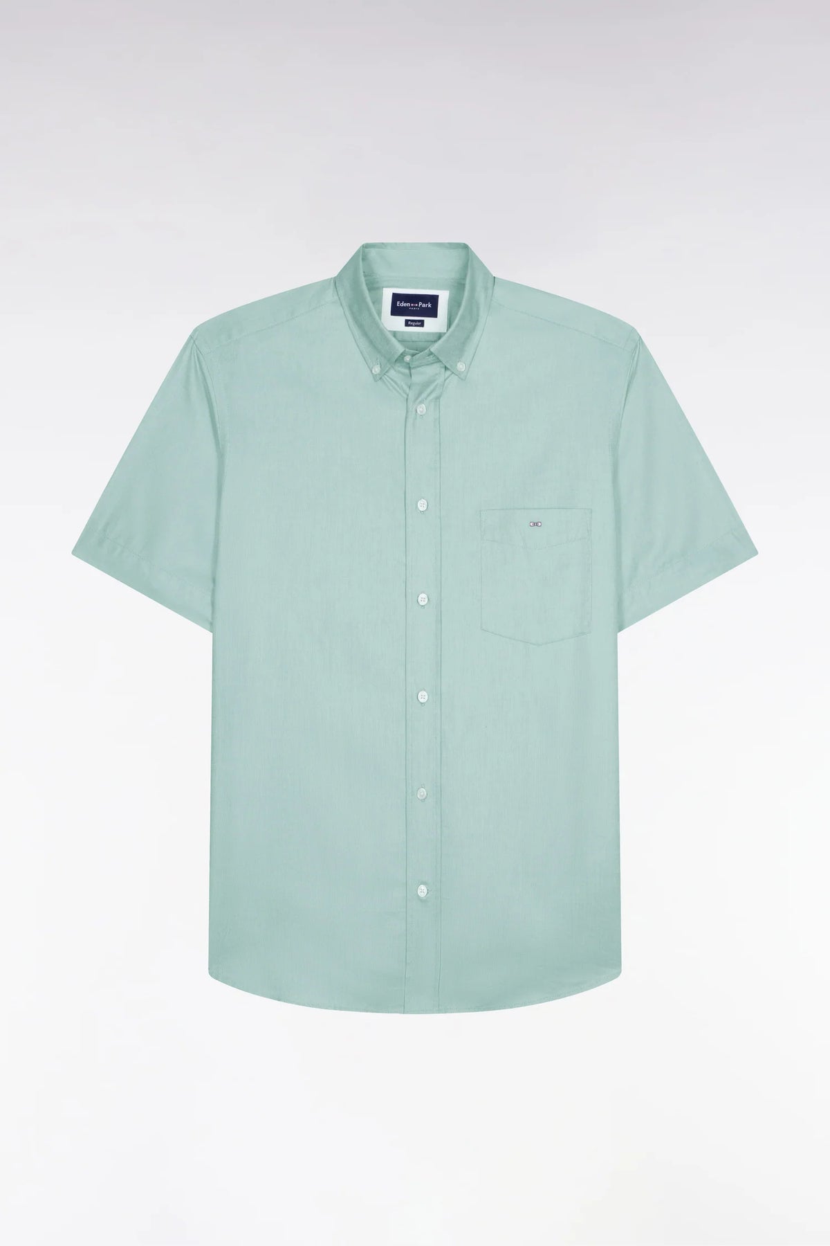 Eden Park Sea Green Short Sleeve Shirt e26checc0002 vem39