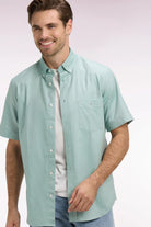 Eden Park Sea Green Short Sleeve Shirt e26checc0002 vem39