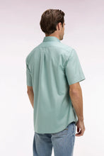 Load image into Gallery viewer, Eden Park Sea Green Short Sleeve Shirt e26checc0002 vem39