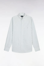 Load image into Gallery viewer, Eden Park Green Striped Shirt e26checl0004 blc6