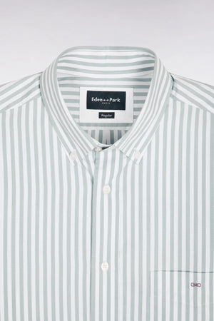 Eden Park Green Striped Shirt e26checl0004 blc6