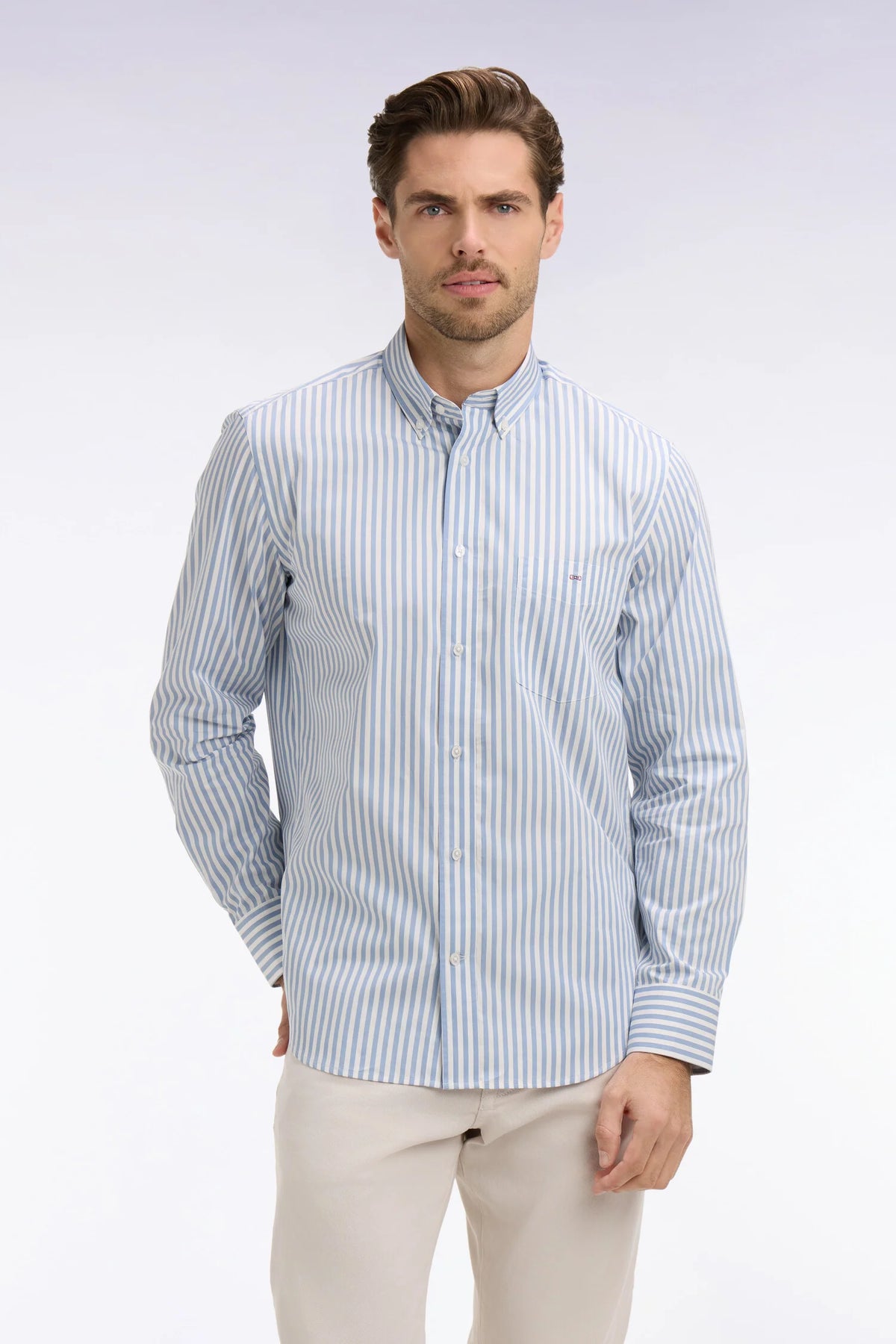 Eden Park Blue Striped Shirt e26checl0004 blc8