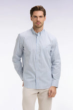 Load image into Gallery viewer, Eden Park Blue Striped Shirt e26checl0004 blc8
