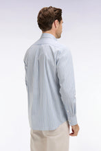Load image into Gallery viewer, Eden Park Blue Striped Shirt e26checl0004 blc8