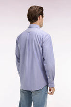 Load image into Gallery viewer, Eden Park Blue Pink Striped Shirt e26checl0005 ROC16