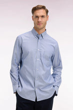 Load image into Gallery viewer, Eden Park Blue Green Striped Shirt e26checl0005 vem39