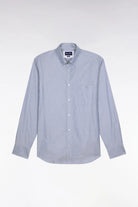 Eden Park Blue Green Striped Shirt e26checl0005 vem39