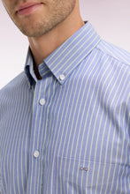 Load image into Gallery viewer, Eden Park Blue Green Striped Shirt e26checl0005 vem39