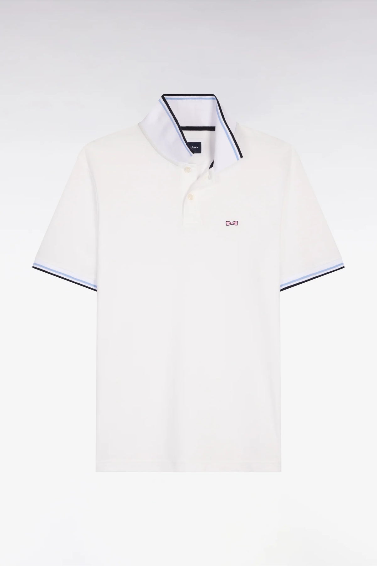 Eden Park White Tipped Polo E26MAIPC0013 bc