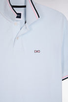 Eden Park Sky Blue Tipped Polo E26MAIPC0013 BLC25