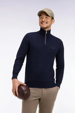 Load image into Gallery viewer, Eden Park Navy Zip Knit E26MAIPU0001 blf