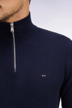 Load image into Gallery viewer, Eden Park Navy Zip Knit E26MAIPU0001 blf